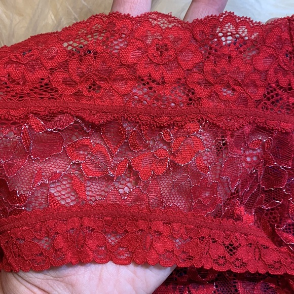 Lace sparkly panties full coverage high waist - Picture 12 of 12
